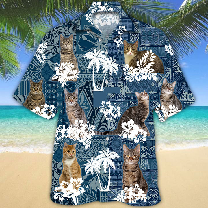 European Shorthair Hawaiian Shirt TD01