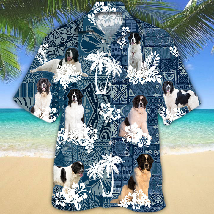 Landseer Newfoundland Hawaiian Shirt TD01