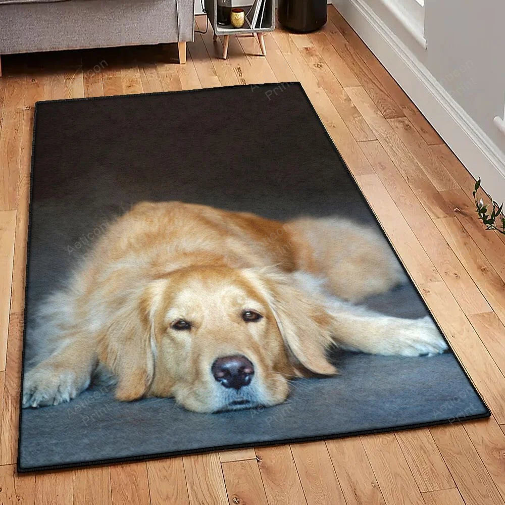 Golden Retriever Area Rug