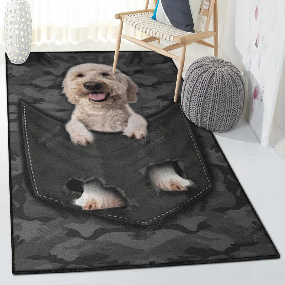 Goldendoodle 1 Area Rug