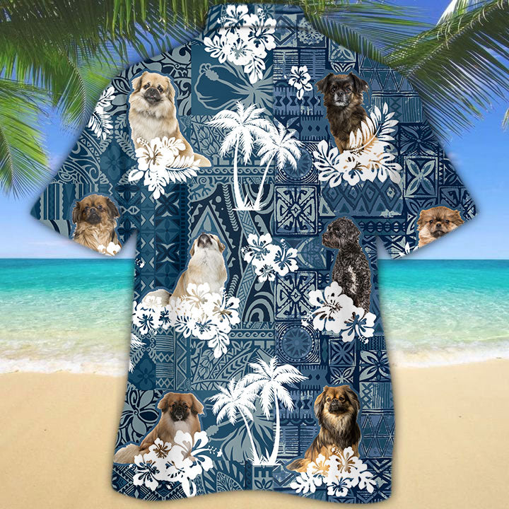 Tibetan Spaniel Hawaiian Shirt TD01