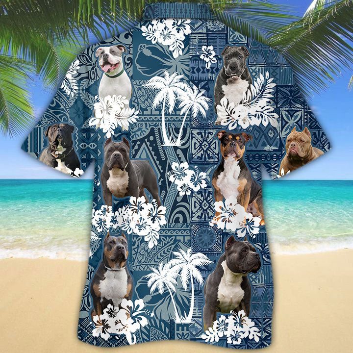 American Bully Dog 2 Hawaiian Shirt TD01