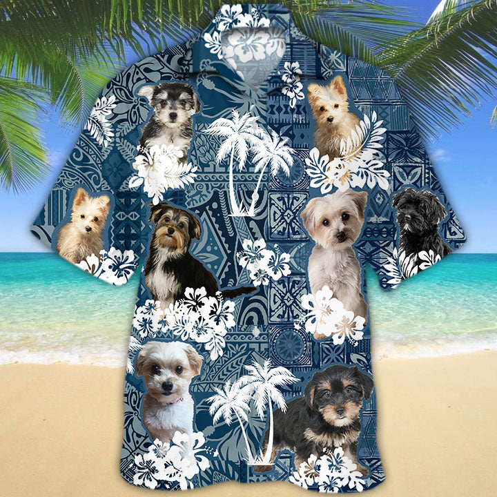 Morkie Hawaiian Shirt TD01