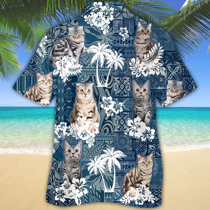 American Wirehair Hawaiian Shirt TD01