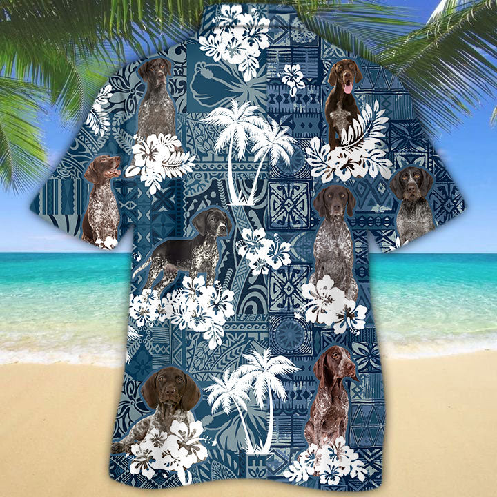 German Shorthaired Pointer Hawaiian Shirt TD01