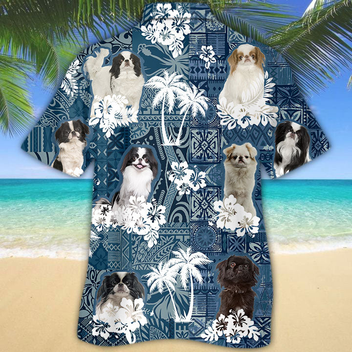 Japanese Chin Hawaiian Shirt TD01