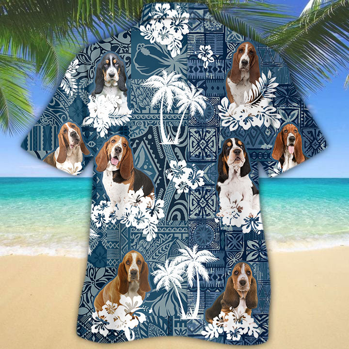 Basset Hound Hawaiian Shirt TD01