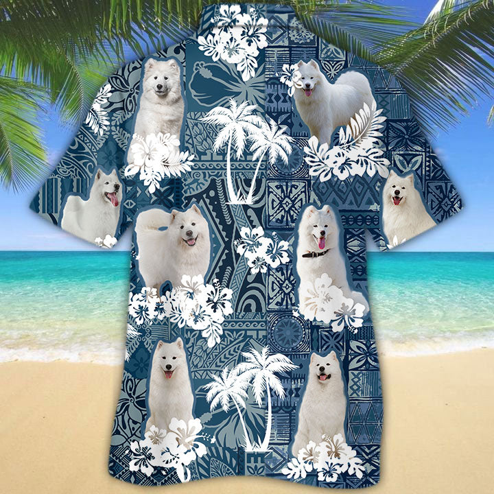 Samoyed Hawaiian Shirt TD01