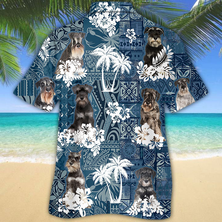 Schnauzer Hawaiian Shirt TD01