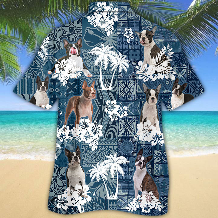 Boston Terrier Hawaiian Shirt TD01