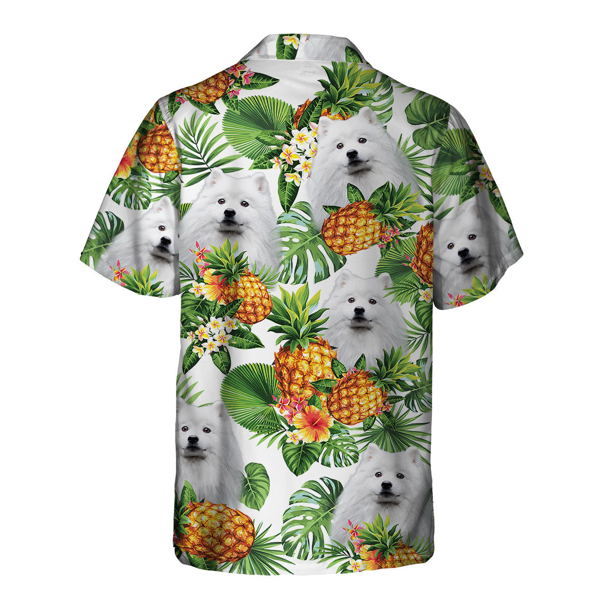American Eskimo - Tropical Pattern Hawaiian Shirt