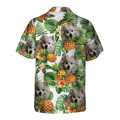 American Eskimo AI - Tropical Pattern Hawaiian Shirt