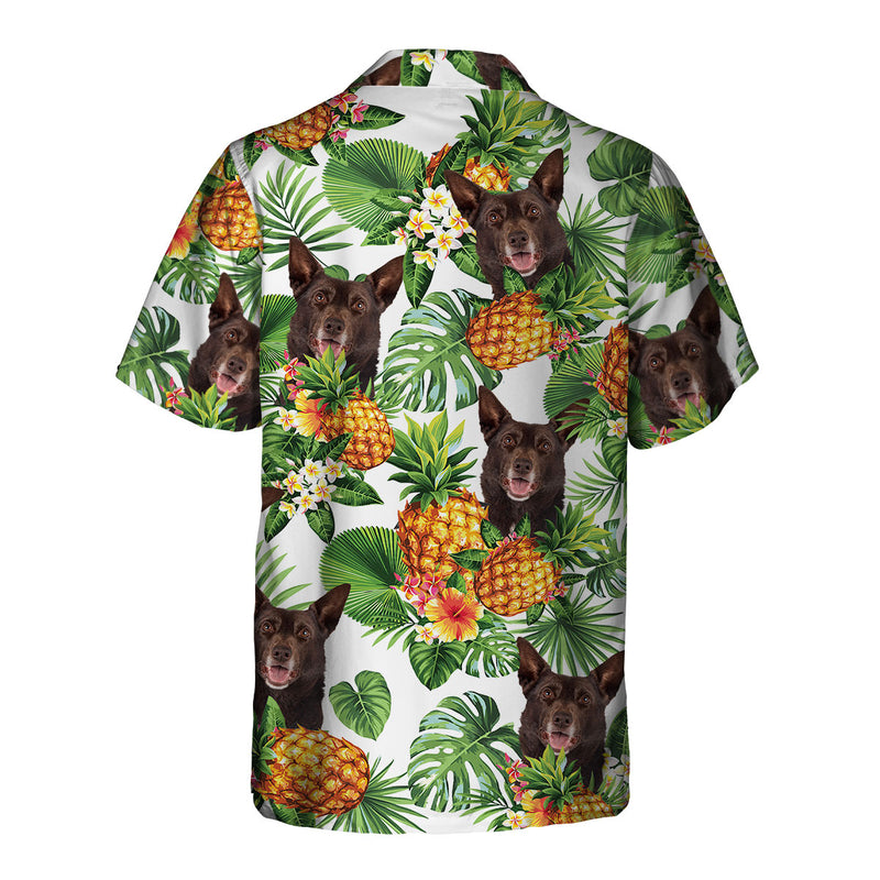 Australian Kelpie - Tropical Pattern Hawaiian Shirt