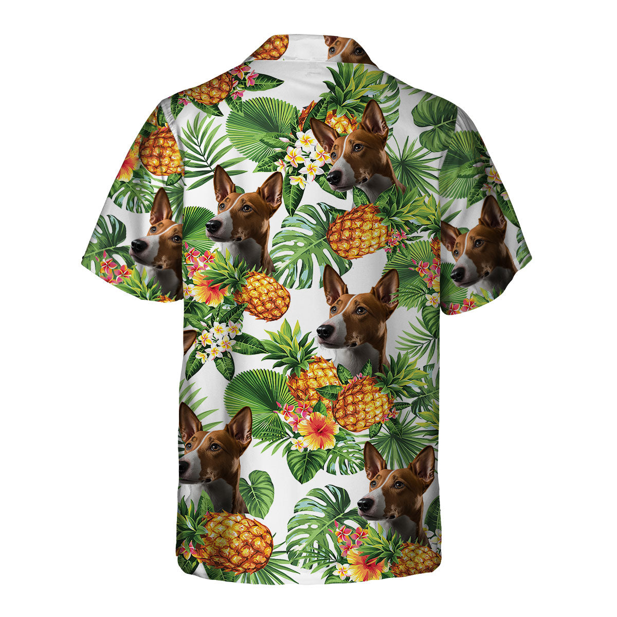 Basenji AI - Tropical Pattern Hawaiian Shirt