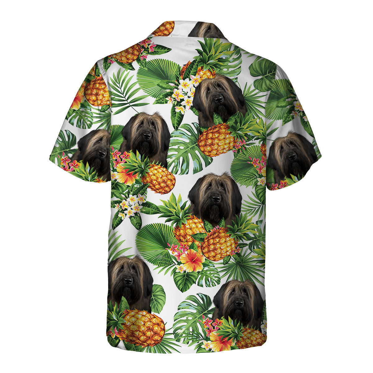 Briard AI - Tropical Pattern Hawaiian Shirt
