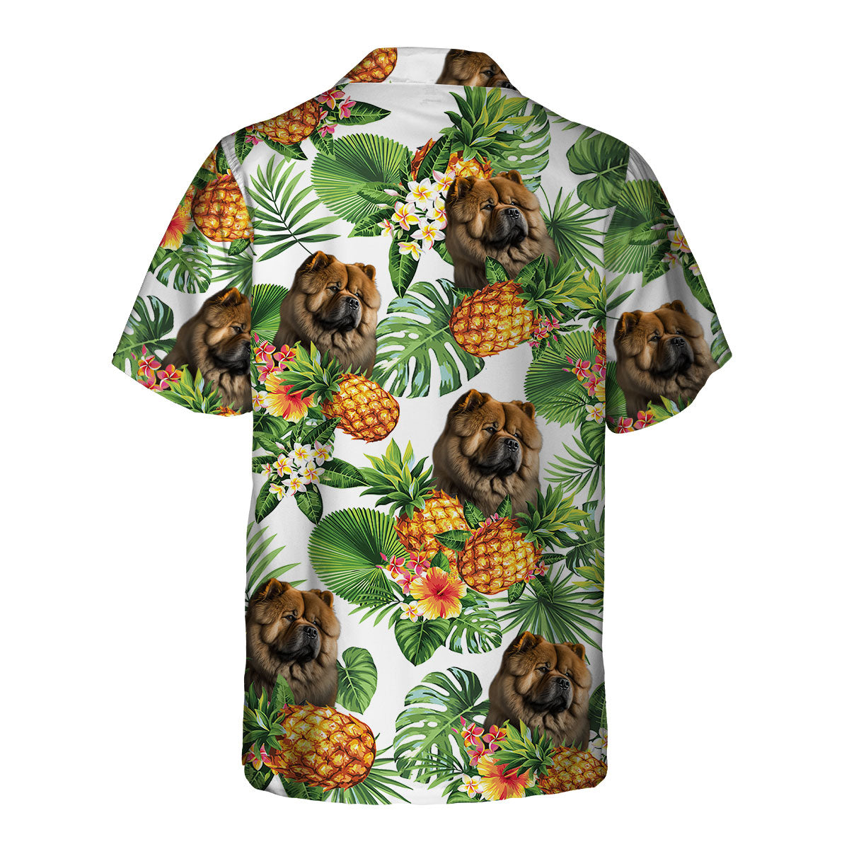 Chow Chow AI - Tropical Pattern Hawaiian Shirt