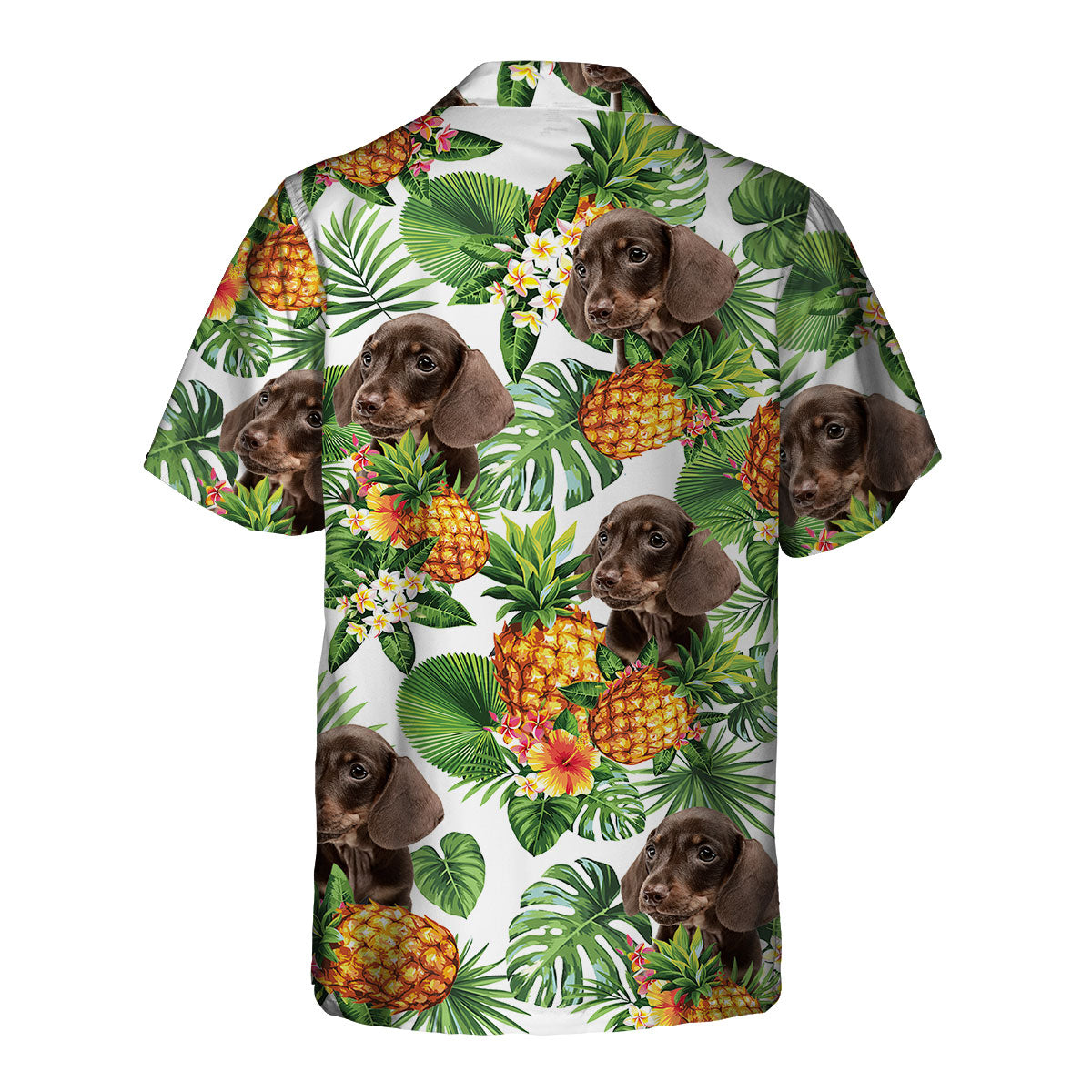 Dachshund - Tropical Pattern Hawaiian Shirt