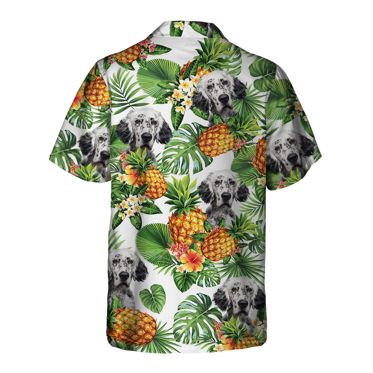 English Setter - Tropical Pattern Hawaiian Shirt
