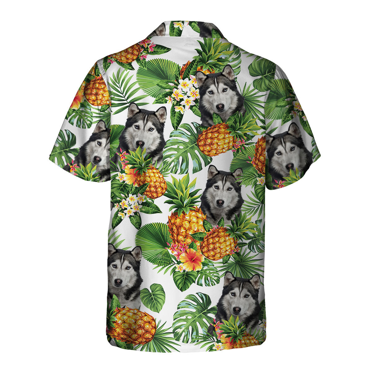 Husky - Tropical Pattern Hawaiian Shirt