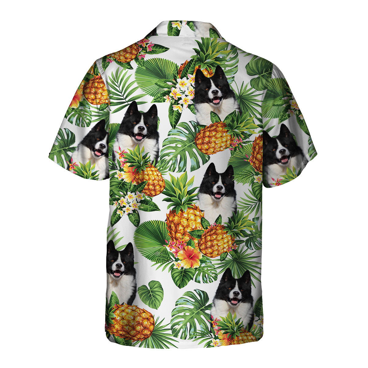 Karelian Bear Dog - Tropical Pattern Hawaiian Shirt