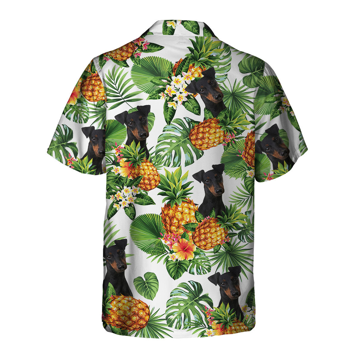 Manchester Terrier - Tropical Pattern Hawaiian Shirt