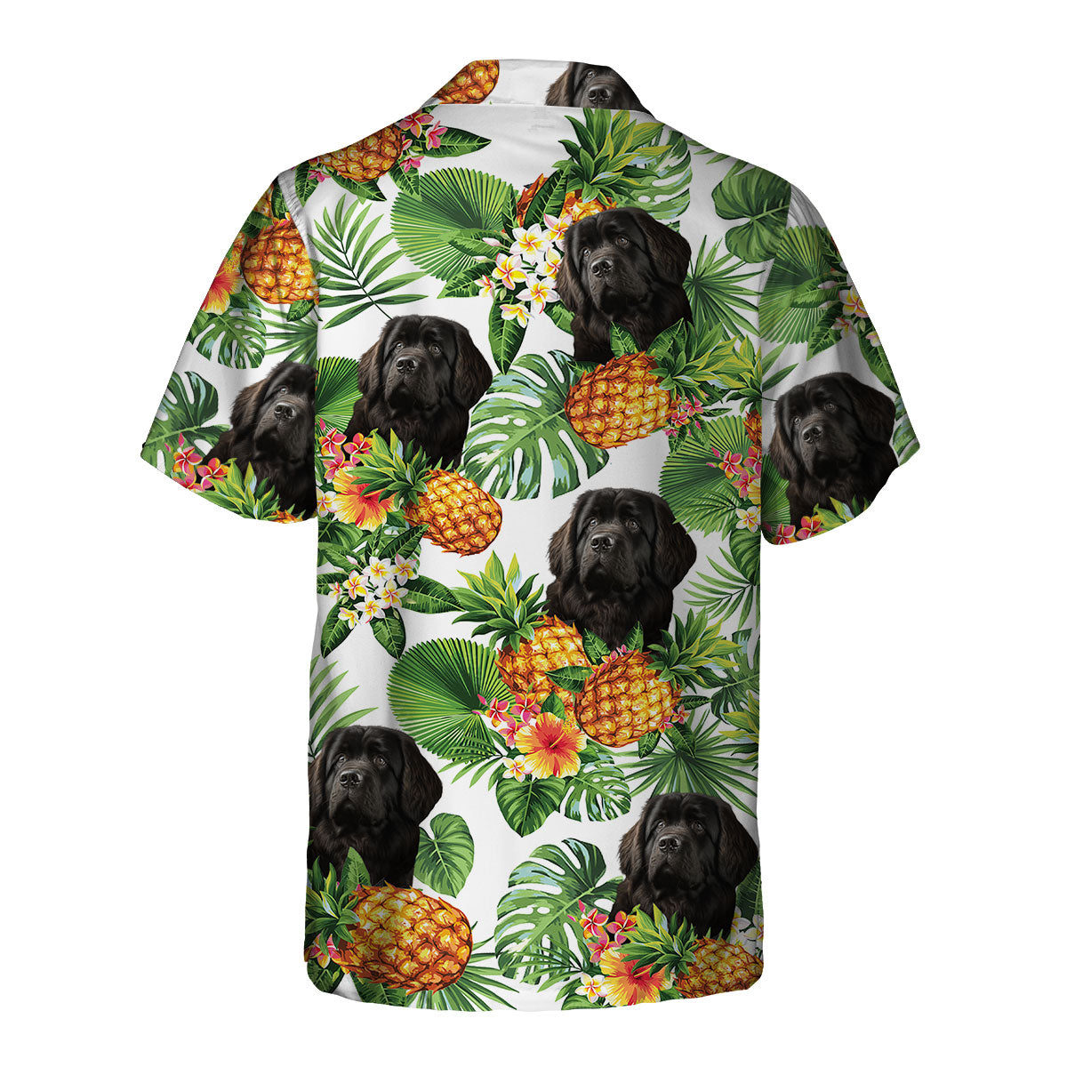Newfoundland 1 AI - Tropical Pattern Hawaiian Shirt