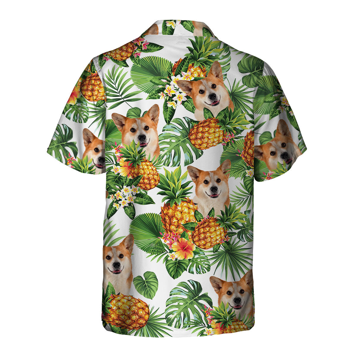 Pembroke Welsh Corgi - Tropical Pattern Hawaiian Shirt