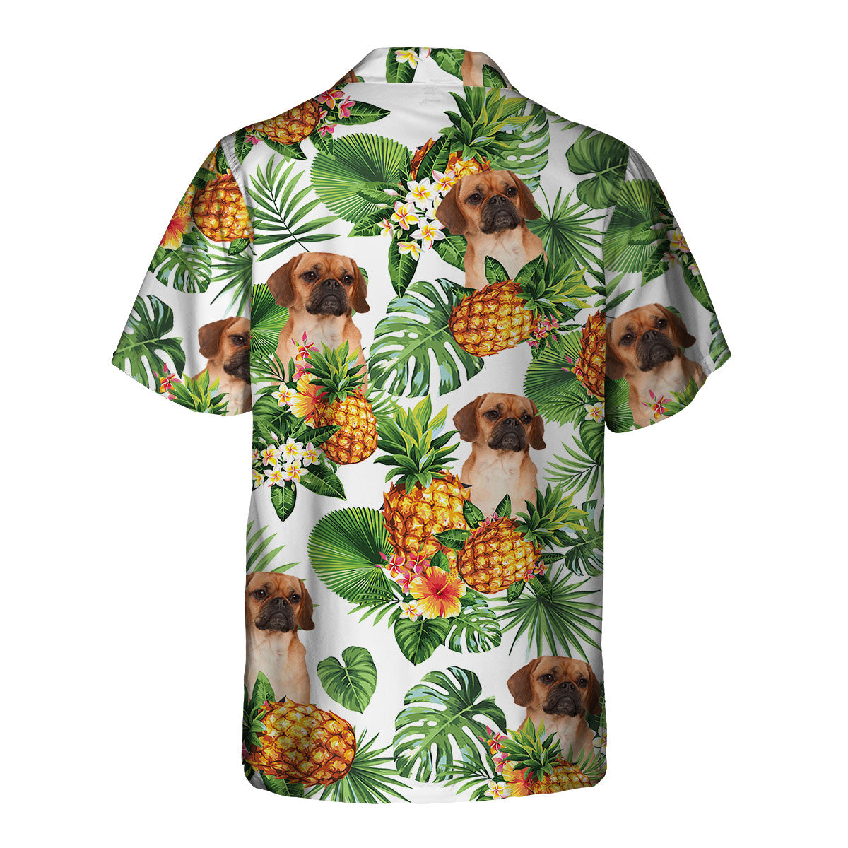 Puggle - Tropical Pattern Hawaiian Shirt