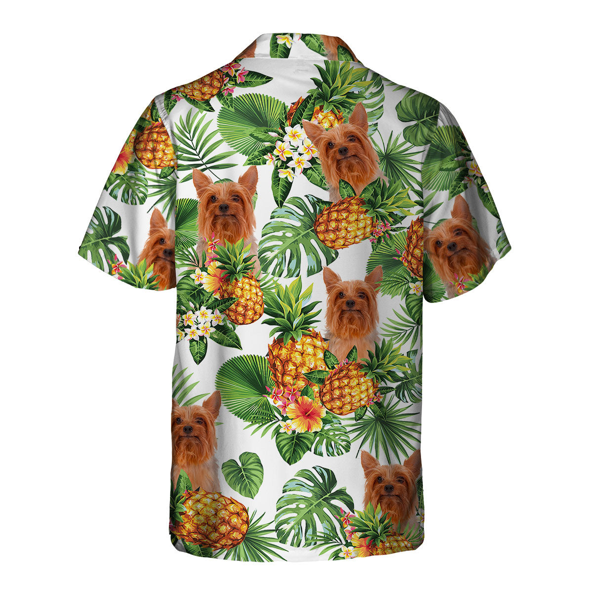 Silky Terrier - Tropical Pattern Hawaiian Shirt