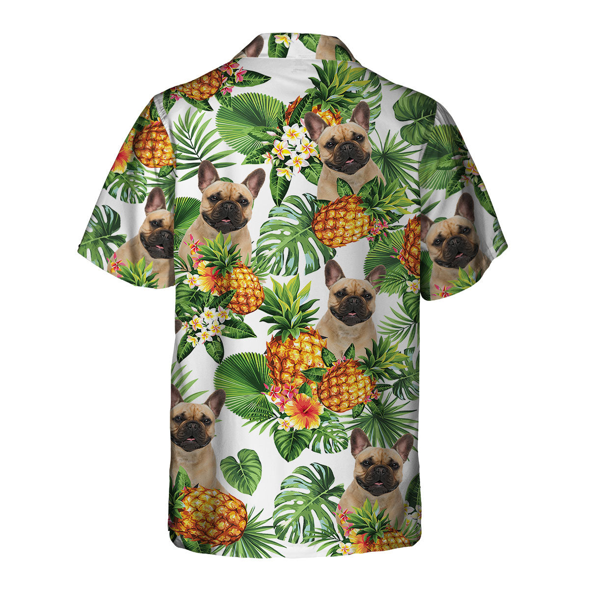 French Bulldog - Tropical Pattern Hawaiian Shirt