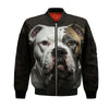 American Bulldog AI - Unisex 3D Graphic Bomber Jacket