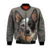 Australian Cattle Dog - Unisex 3D Graphic Bomber Jacket