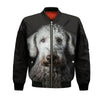 Bedlington Terrier AI - Unisex 3D Graphic Bomber Jacket