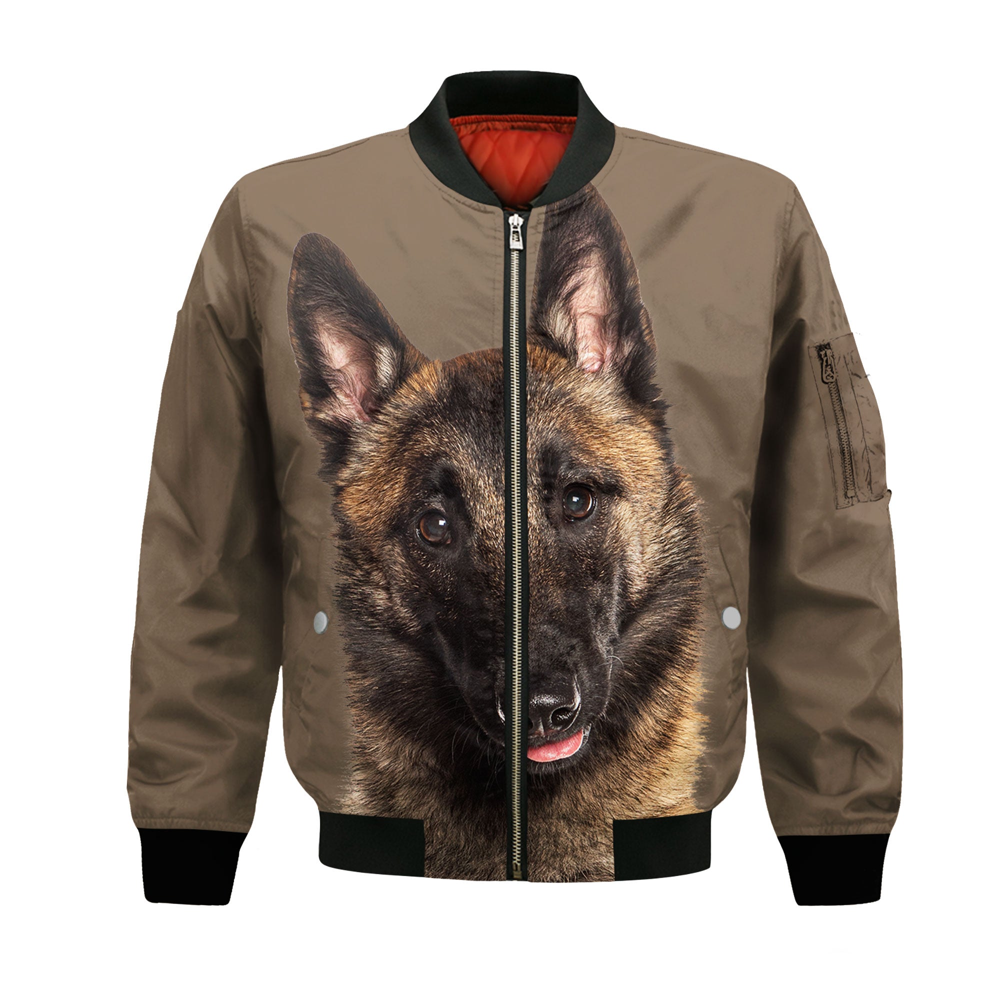 Belgain Malinois - Unisex 3D Graphic Bomber Jacket