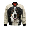 Bernese Mountain Dog - Unisex 3D Graphic Bomber Jacket