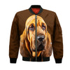 Bloodhound - Unisex 3D Graphic Bomber Jacket