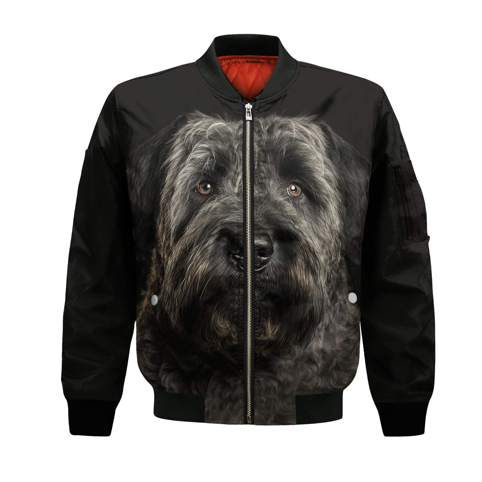 Bouvier des Flandres AI - Unisex 3D Graphic Bomber Jacket