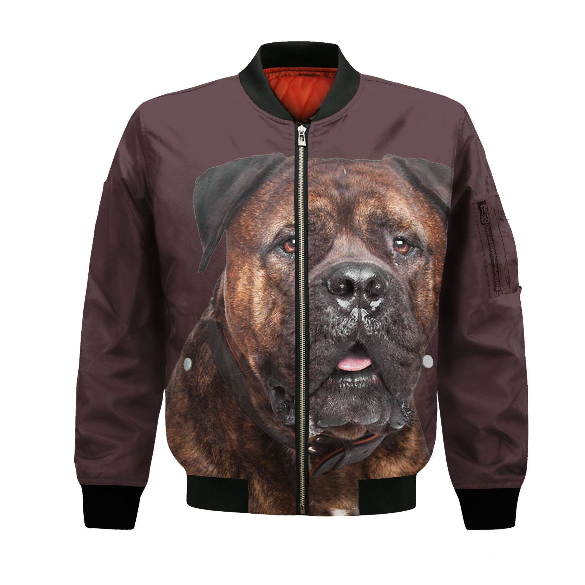 Bullmastiff - Unisex 3D Graphic Bomber Jacket