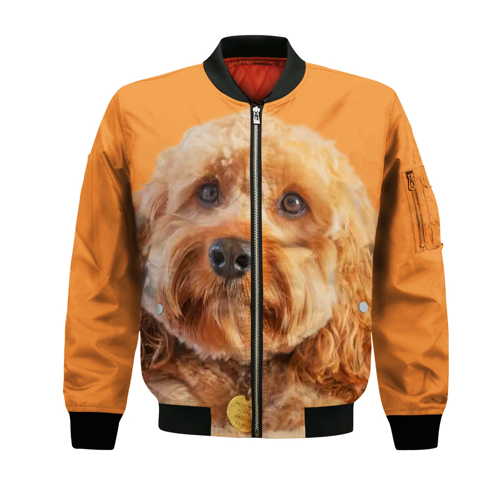 Cavapoo - Unisex 3D Graphic Bomber Jacket