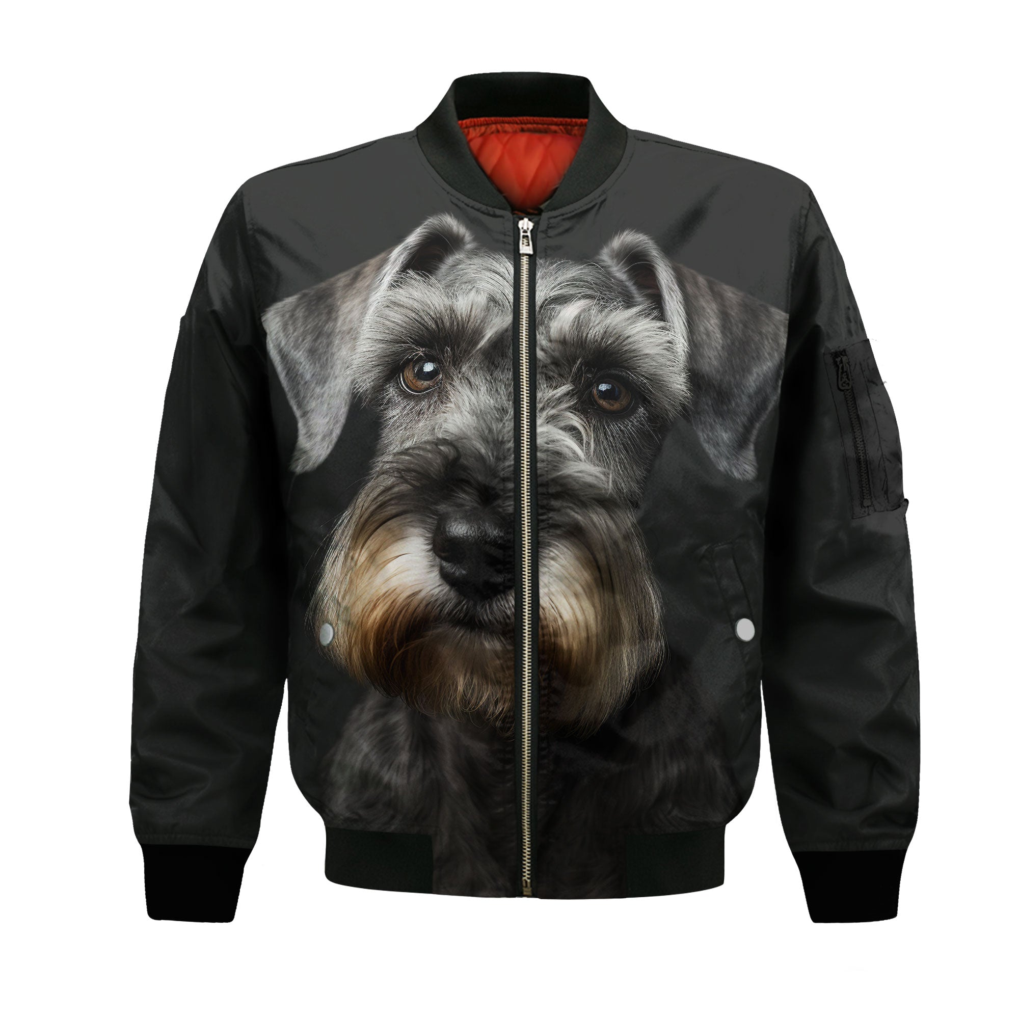 Cesky Terrier AI - Unisex 3D Graphic Bomber Jacket