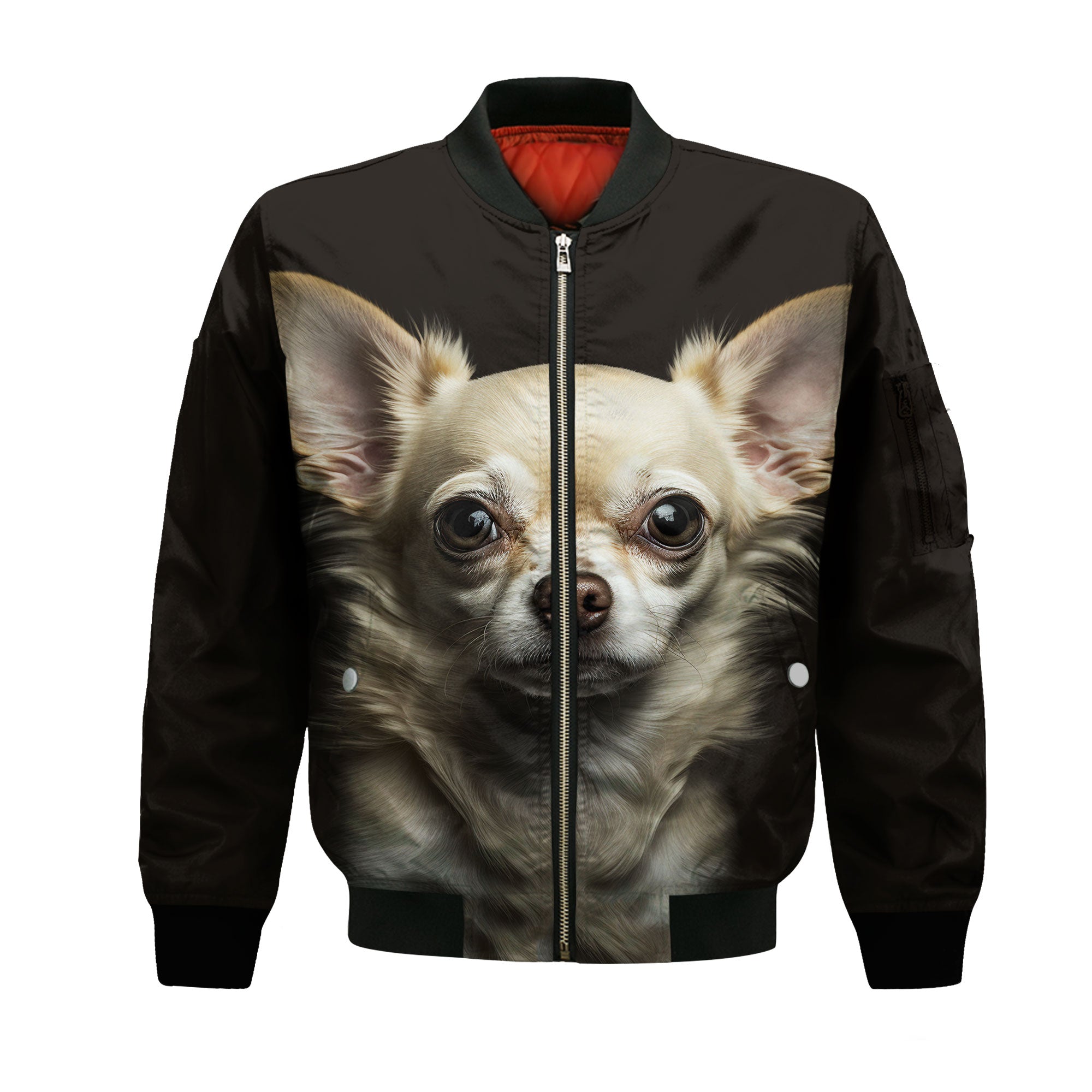 Chihuahua 2 AI - Unisex 3D Graphic Bomber Jacket