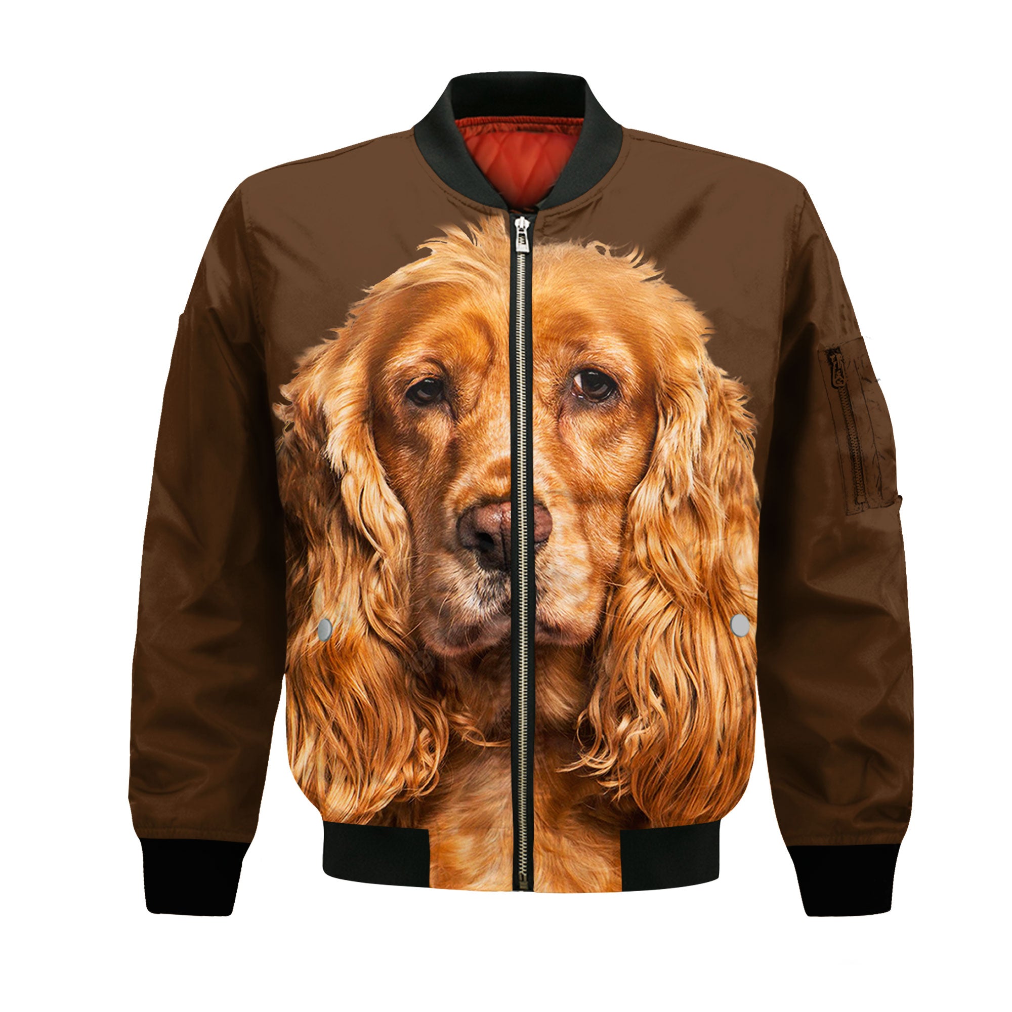 Cocker Spaniel - Unisex 3D Graphic Bomber Jacket