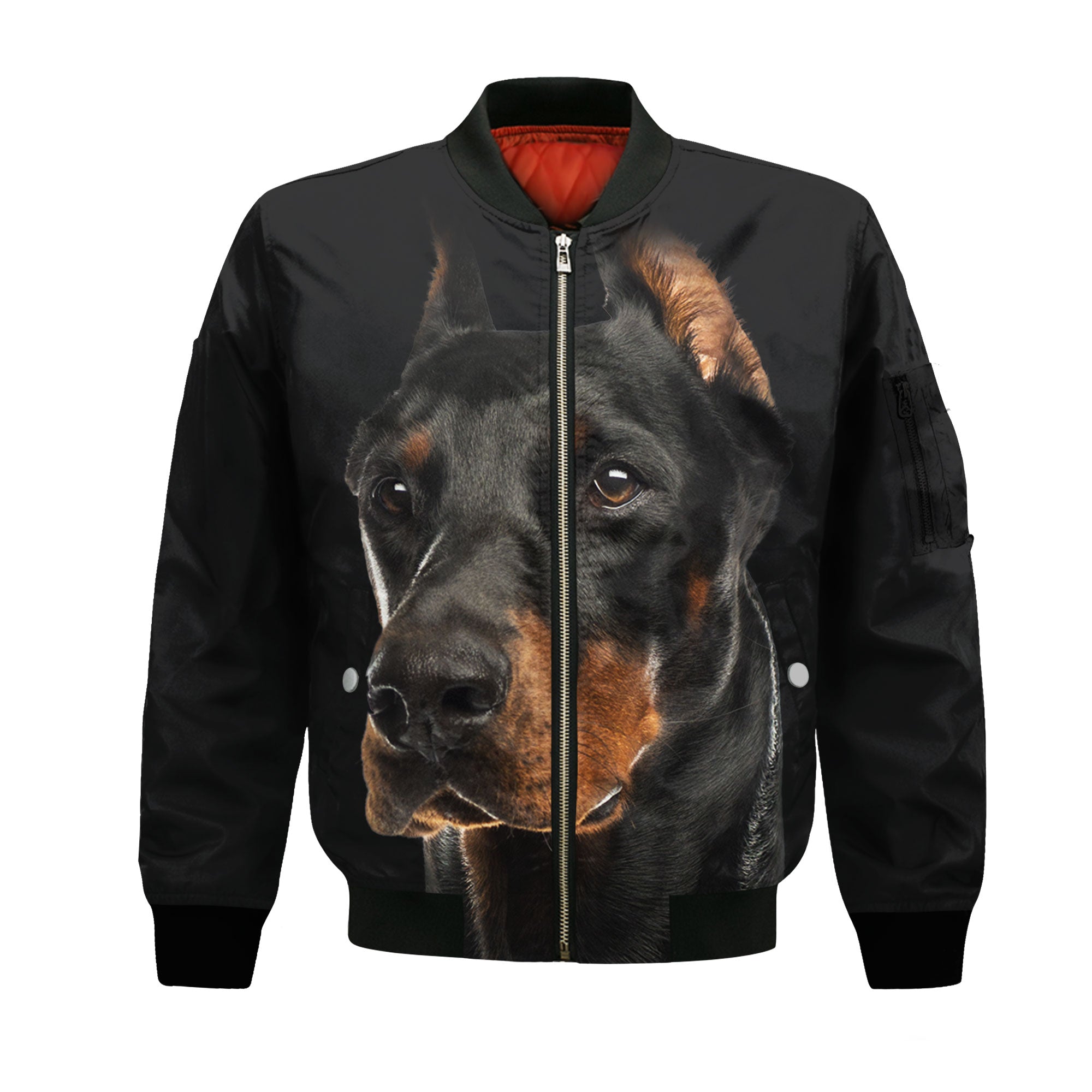 Doberman Pinscher - Unisex 3D Graphic Bomber Jacket