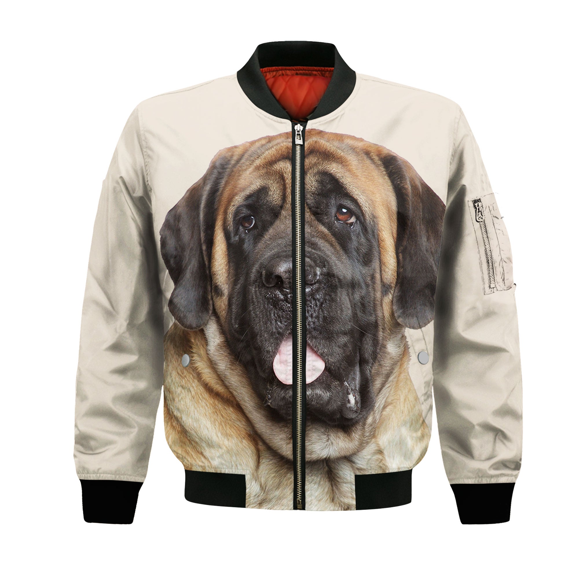 English Mastiff - Unisex 3D Graphic Bomber Jacket
