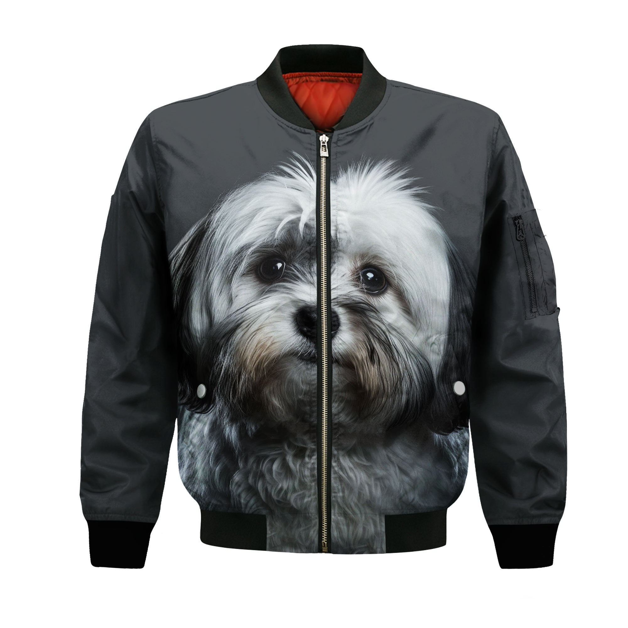 Havanese AI - Unisex 3D Graphic Bomber Jacket