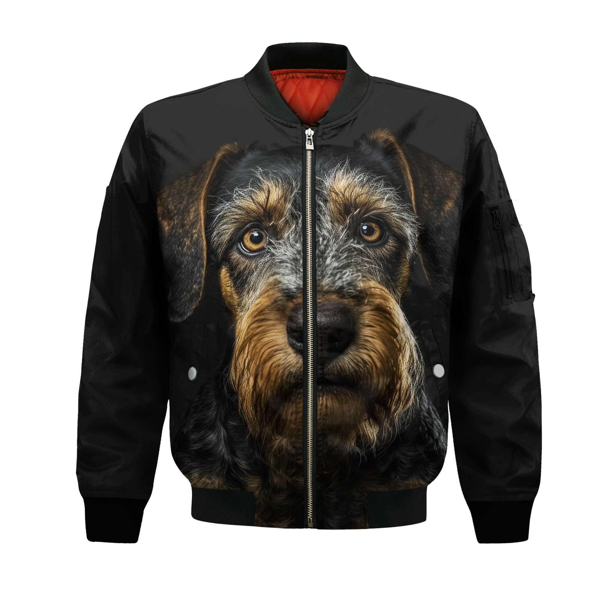 Jagdterrier AI - Unisex 3D Graphic Bomber Jacket