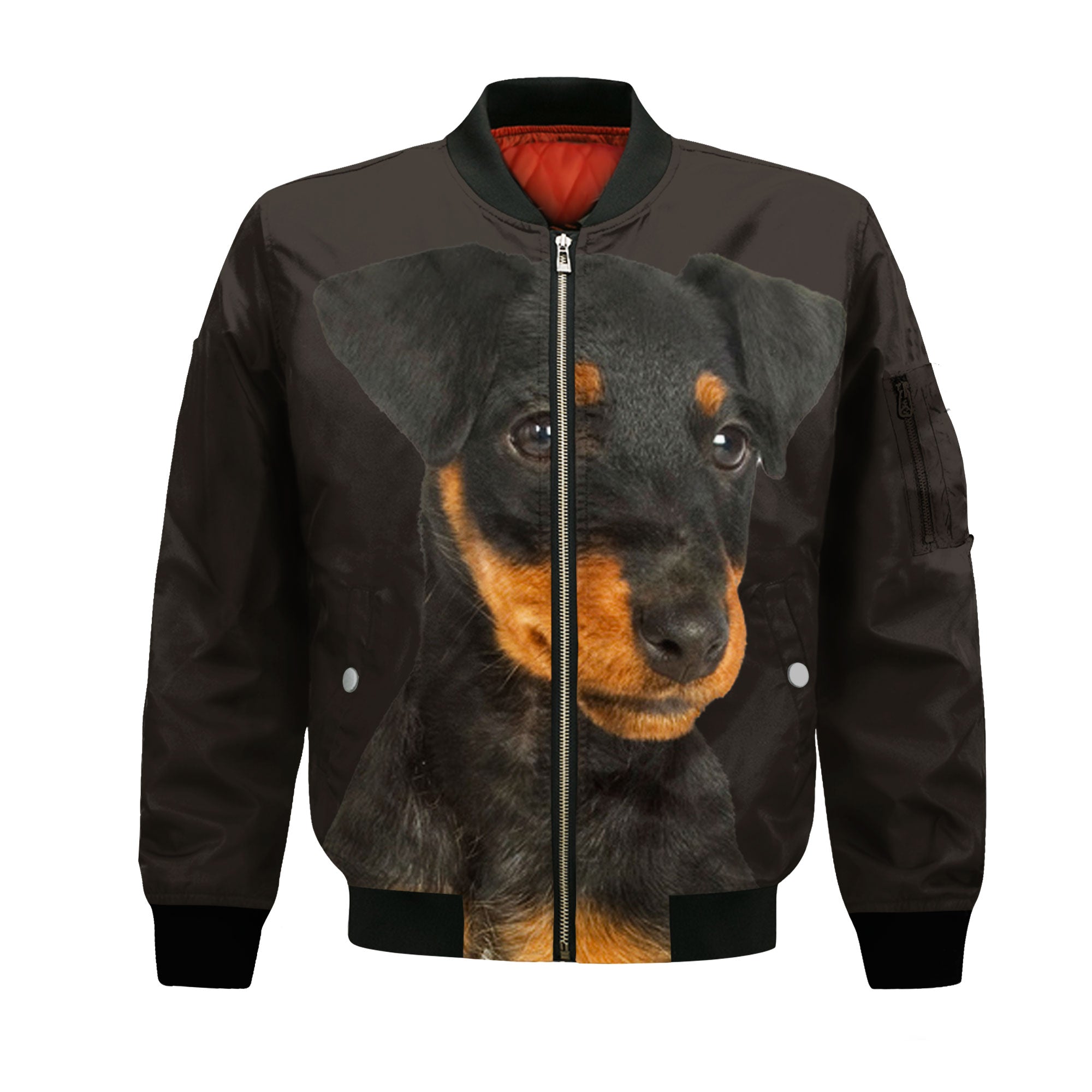 Jagdterrier - Unisex 3D Graphic Bomber Jacket