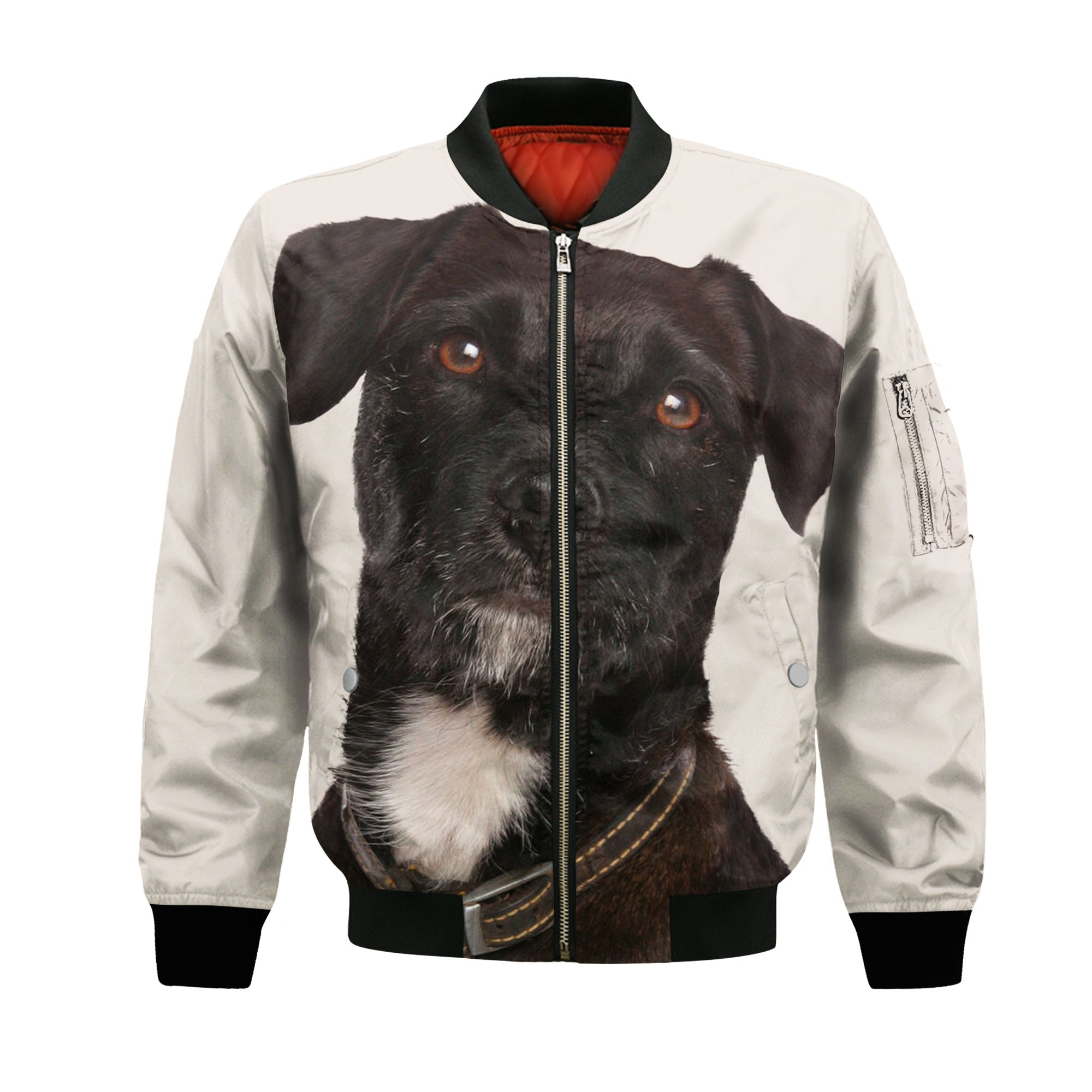 Patterdale Terrier - Unisex 3D Graphic Bomber Jacket