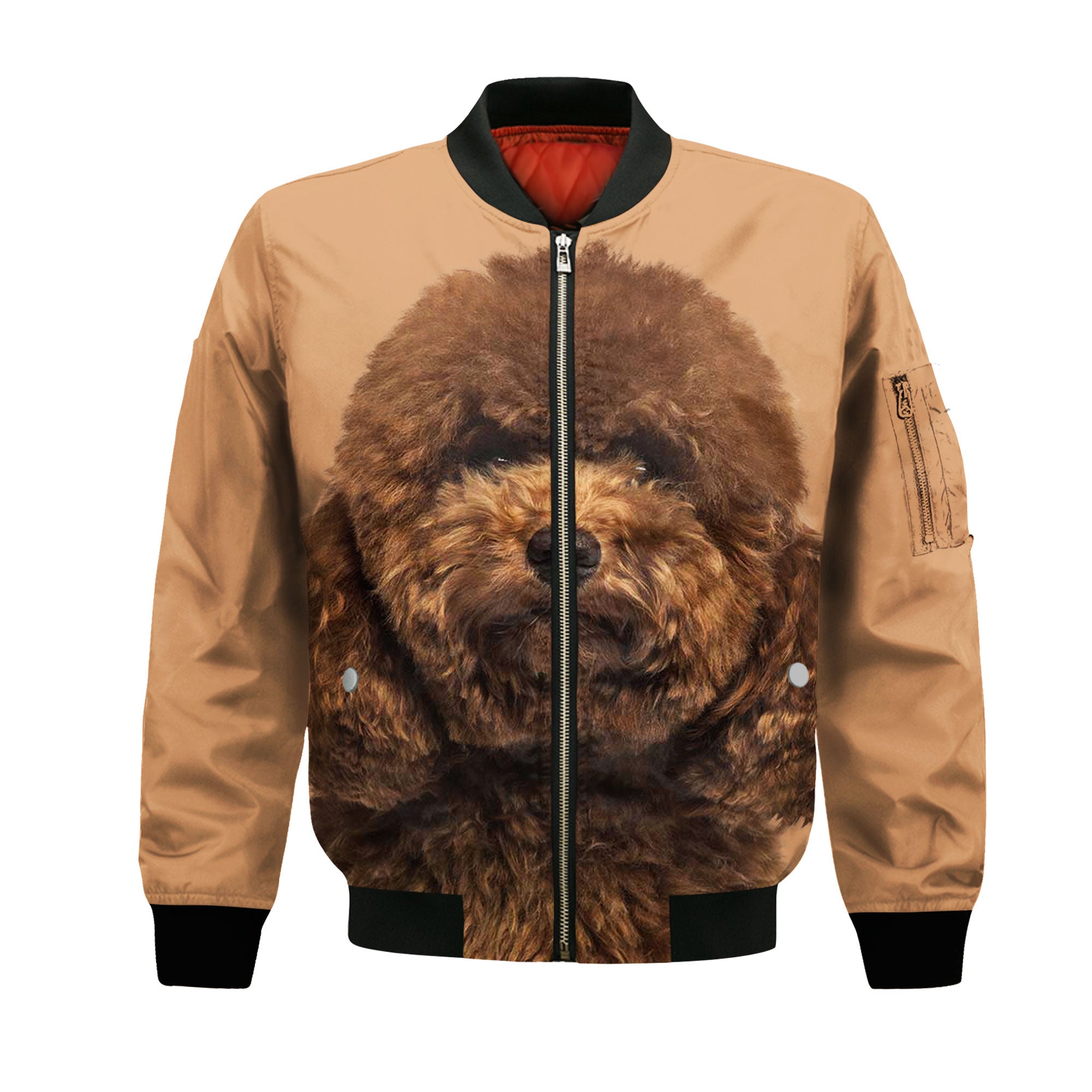 Poodle - Unisex 3D Graphic Bomber Jacket