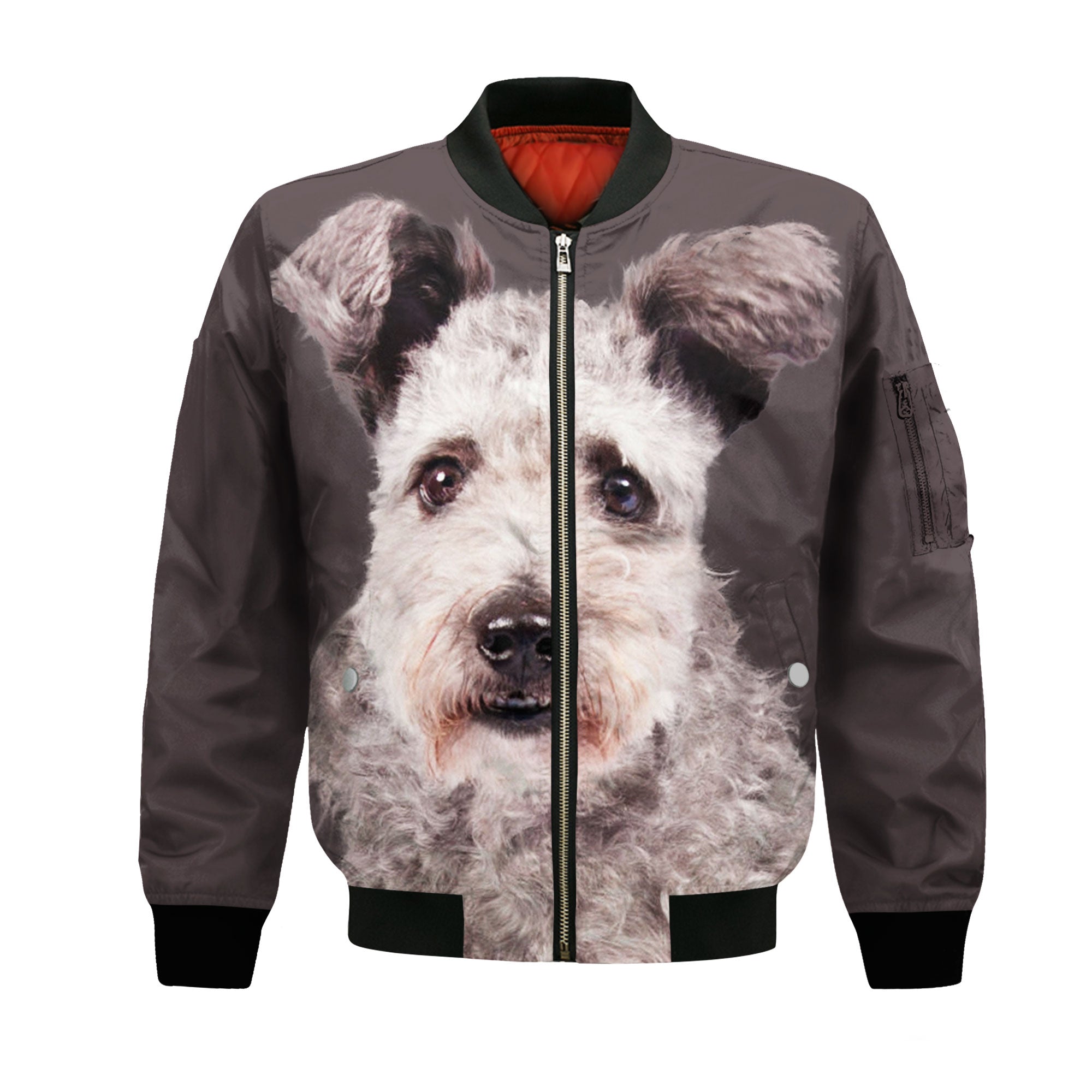 Pumi Dog - Unisex 3D Graphic Bomber Jacket